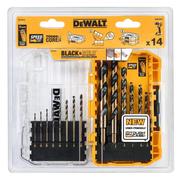 Набір свердел по металу DeWALT Black   Gold HSS-G, 19 шт, кейс (DT70728)