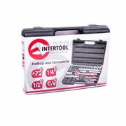 Професійний набір інструменту 72 од. Intertool ET-6072