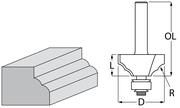 Фреза фігурна Makita D-48577