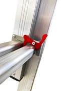 Драбина алюмінієва трисекційна GTM KME306 3x6 сходинок 1.64-3.26м (KME306) 39942