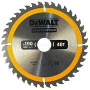 Диск пилковий DeWALT Сonstruction 190х30 мм ATB 40 шт (DT1945_Y)