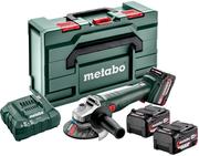 Акумуляторна кутова шліфувальна машина Metabo W 18 L 9-125 Quick (602249960)