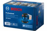 Акумуляторна ексцентрикова шліфмашина Bosch GEX 185-LI Solo (06013A5020) (без АКБ та ЗП)