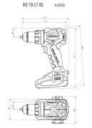 Акумуляторний шурупокрут Metabo BS 18 LT BL Set LiHD 3x4.0 Ah (602325940)
