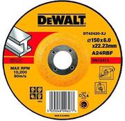 Диск шліфувальний DeWALT 150х6х22.23 мм. по металу (DT42420)