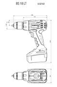 Акумуляторний шурупокрут Metabo BS 18 LT LiHD 3x4.0 Ah (602102940)