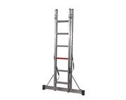 Двосекційна алюмінієва драбина VIRASTAR 2х6 ступенів (TSA4)