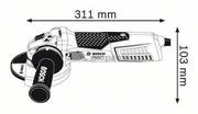 Кутова шліфмашина Bosch GWS 15-150 CI (0601798006)