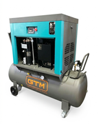 Гвинтовий повітряний компресор 200 л GTM DLG7.5V/inv масляний 380В/інвертор/кожух (DLG7.5V-INV Closed case) 25143