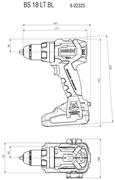Акумуляторна дриль-шуруповерт Metabo BS 18 LT BL (602325860) без АКБ та ЗП