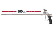 Пістолет для піни Intertool з довгим носиком 500 мм + 4 насадки (PT-0650)