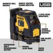 Рівень лазерний лінійний DeWALT DCLE14201GB