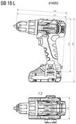 Акумуляторний ударний дриль-шурупокрут Metabo SB 18 L Set (614053900)