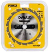 Диск пильний DeWALT CONSTRUCTION DT1933, 165х20 мм, 18z