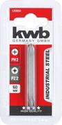 Двостороння біта KWB PH2/PZ2 60 мм (120950)