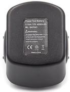 Акумулятор PowerPlant для шурупокрутів та електроінструментів BOSCH 12 V, 4 Ah, BAT043 (TB920686)