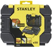 Набір біт і свердел STANLEY TITANIUM, 25 мм, 50 шт, кейс (STA88546)