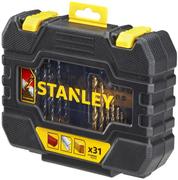 Набір біт і свердел STANLEY TITANIUM, Torx, 31 шт, кейс (STA88550)