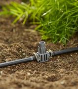 З'єднувач Т-подібний для мікронасадок Gardena Micro-Drip System для шлангів 4.6 мм, 5 шт (08332-29.000.00-UA)