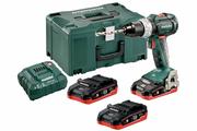 Акумуляторний шурупокрут Metabo BS 18 LT BL LiHD Set (3x LiHD 3.5 Ah) (602325930)