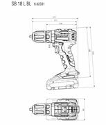 Акумуляторний ударний шурупокрут Metabo SB 18 L BL LiHD 2x4.0 (602331800)