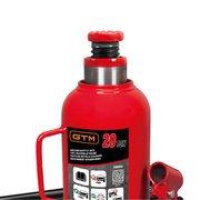 Домкрат гідравлічний 20т GTM Т92004 пляшковий одноштоковий 32761