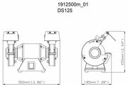 Подвійне точило Metabo DS 125 (619125000)