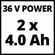 Акумуляторна газонокосарка Einhell RASARRO 36/38 (2x4 Aг) (3413180)