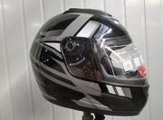 Мотошолом FORTE BLD-626 чорно-сірий, розмір M (125204)