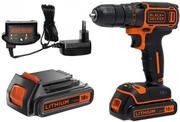 Акумуляторна дриль-шурупокрут BLACK + DECKER BDCDC18B