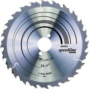 Пиляльний диск Bosch 190x30 24T Speedline (2608640801)