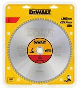 Диск пильний DeWALT 305х30мм 80 зубців ((для нержавіючої сталі) (DT1925)