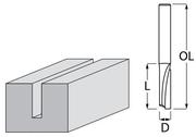 Фреза з двома канавками Makita P-78829
