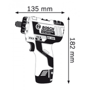 Акумуляторний шурупокрут Bosch GSR 12V-20 HX (06019D4100)