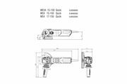 Кутова шліфувальна машина Metabo WEA 15-150 Quick (600493000)