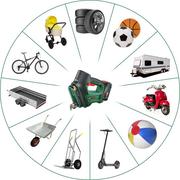 Акумуляторний автокомпресор Bosch UniversalPump 18V Baretool (0603947100) (без АКБ та ЗП)