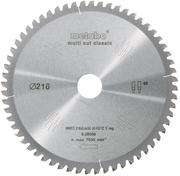 Пильний диск Metabo MultiCutClassic 216x30 60FZ/TZ 5 град./B (628655000)