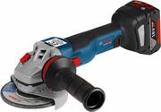 Акумуляторна кутова шліфувальна машина Bosch GWS 18V-10 C (125 мм 2x5,0 Ah L-boxx) (06019G310D)