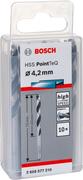 Набір свердел Bosch 10 HSS PointTeQ 4.2 мм, 10 шт (2608577210)