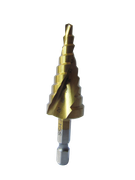 Свердло ступінчасте VULKAN HSS TiN (4-20мм, 9 ступенів) 17634