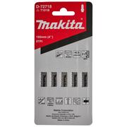 Пильне полотно для лобзика Makita HCS для дерева 100мм (D-72718) 5 шт