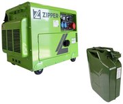 Дизельний генератор Zipper ZI-STE7500DSH + металева каністра 20 л