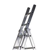 Трьохсекційна драбина VIRASTAR DW 3 PROFI 3x14 ступенів