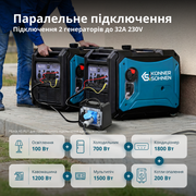 Інверторний газобензиновий генератор KS 4000iEG S