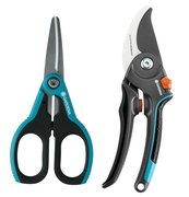 Секатор Gardena Comfort B/M і ножиці SchnippSchnapp (12200-20)