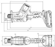 Акумуляторна шабельна пила Metabo SSE 18 LTX BL Compact Каркас (602366850) (без акумулятора і ЗП)