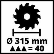 Настільна циркулярна пила Einhell TC-TS 315 U (4340556)