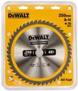 Диск пильний DeWALT CONSTRUCTION DT1957, 250х30 мм, 48z