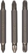 Двосторонні біти Bosch Standard PZ 1/2/3, 3 шт. (2609255962)