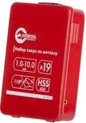 Набір свердел по металу Intertool HSS 19 шт (1.0-10.0) полірована сталь (SD-0119)